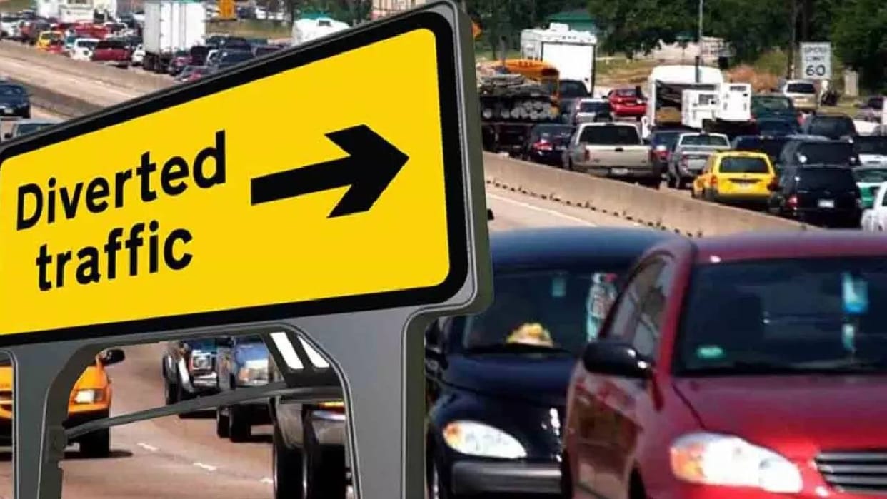 Lucknow: City traffic will be diverted on Thursday, with routes changing from 3 am to 11 am.