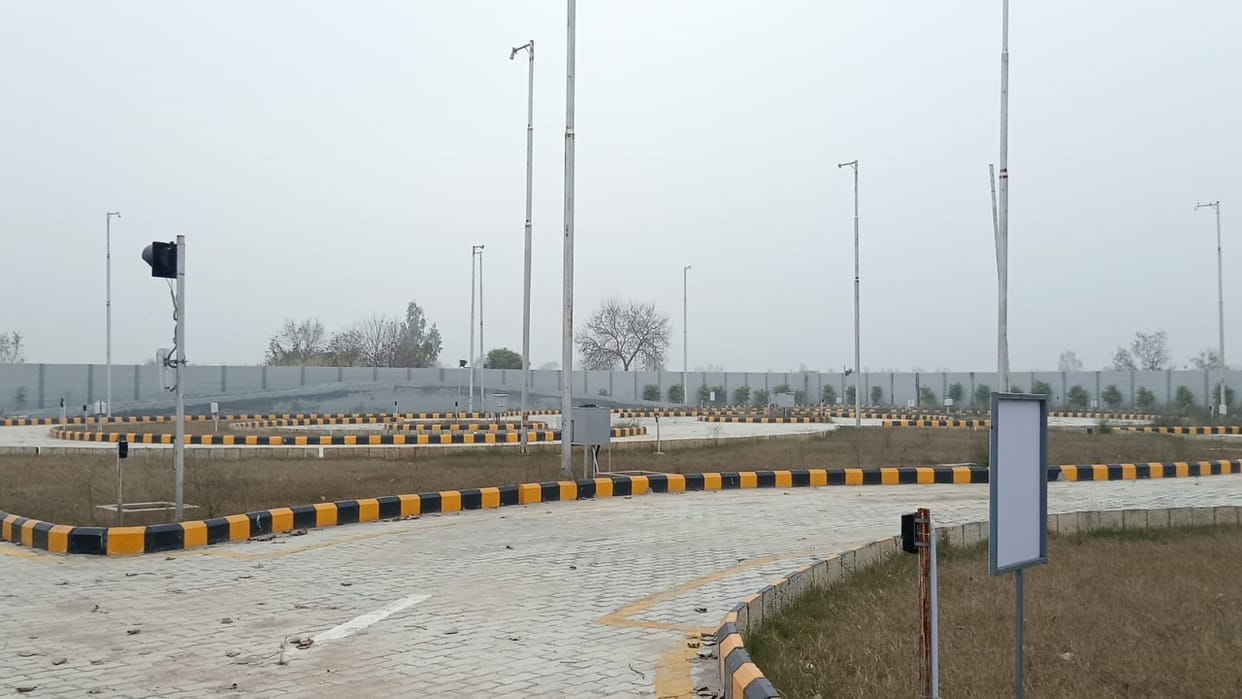 driving license test will be conducted on a sensor-equipped track in Bareilly