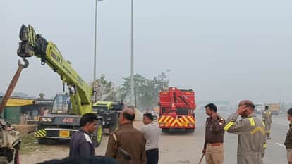 Three people died in road accident two killed by ambulance collided with vehicle and a pole in Varanasi