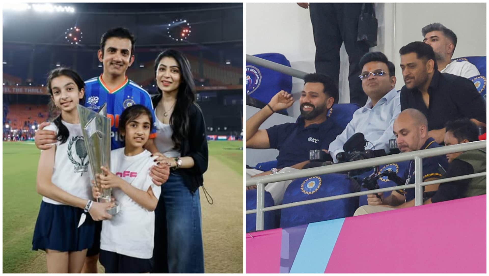 Gambhir Responds To MS Dhoni’s Post After T20 World Cup Win, Says ‘Great To See You in final’