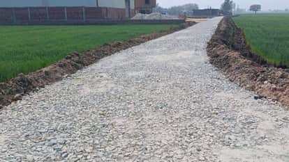 Haripur link road renovated at cost about 4 million rupees benefiting 2,000 people from three Chandauli