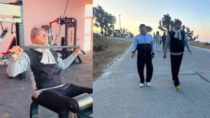 Uttarakhand Budget 2026 CM Dhami Worked out in gym  went kitchen and took stock of food arrangements