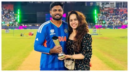 T20 World Cup: Sanju Samson will be honored by Kerala government star batter wrote social media post for wife