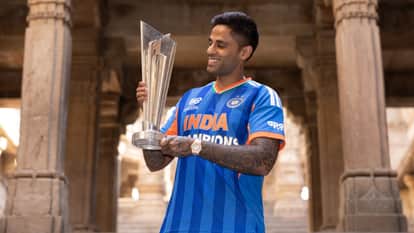 Suryakumar Yadav shares t20 world cup trophy image on social media see