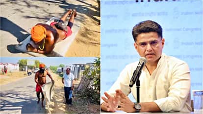 Tonk News: Saint Rajgiri Maharaj's Kanak Dandavat Yatra with a Vow to Make Sachin Pilot the Chief Minister