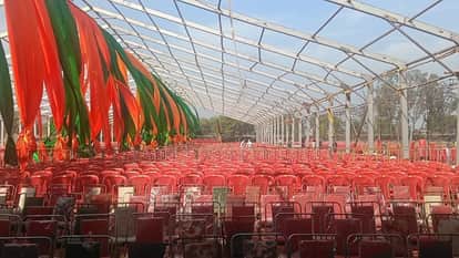 70-acre pandal built for Union Home Minister Amit Shah rally in Moga