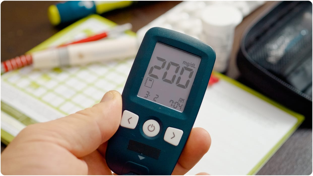 Misdiagnosed and treated for Type 2 diabetes for four years; tests revealed Type 1 diabetes.