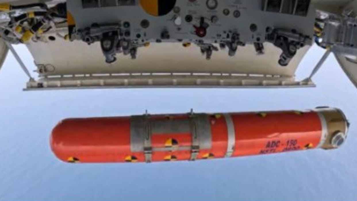 drdo adc 150 air droppable container successful test indian navy goa p8i aircraft naval logistics system
