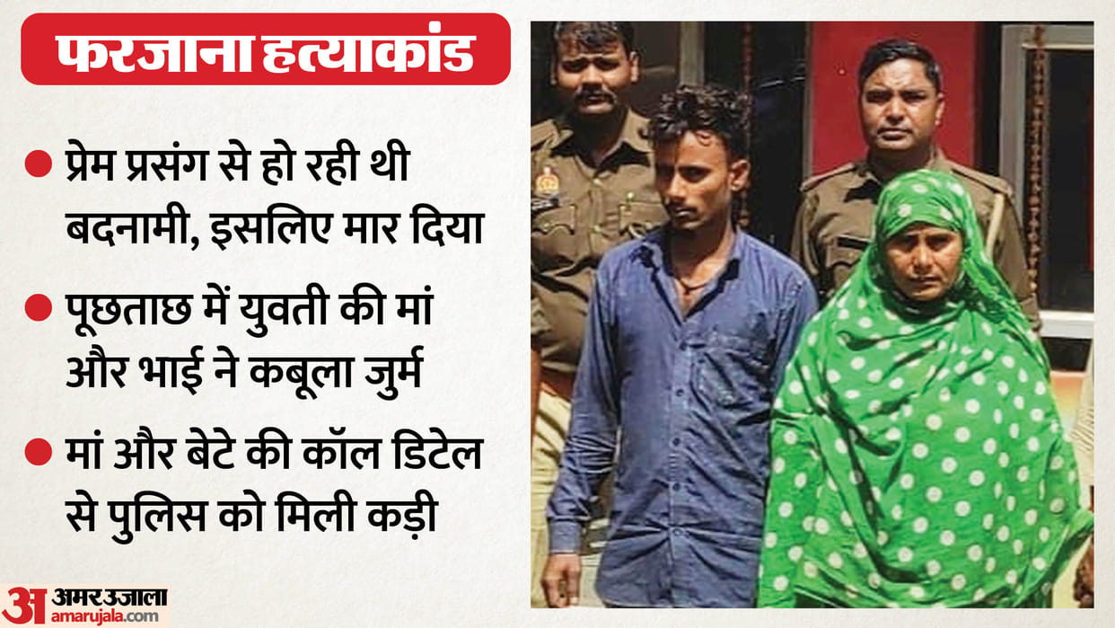 young woman murder case solved in Fatehpur Police arrested accused mother and her brother