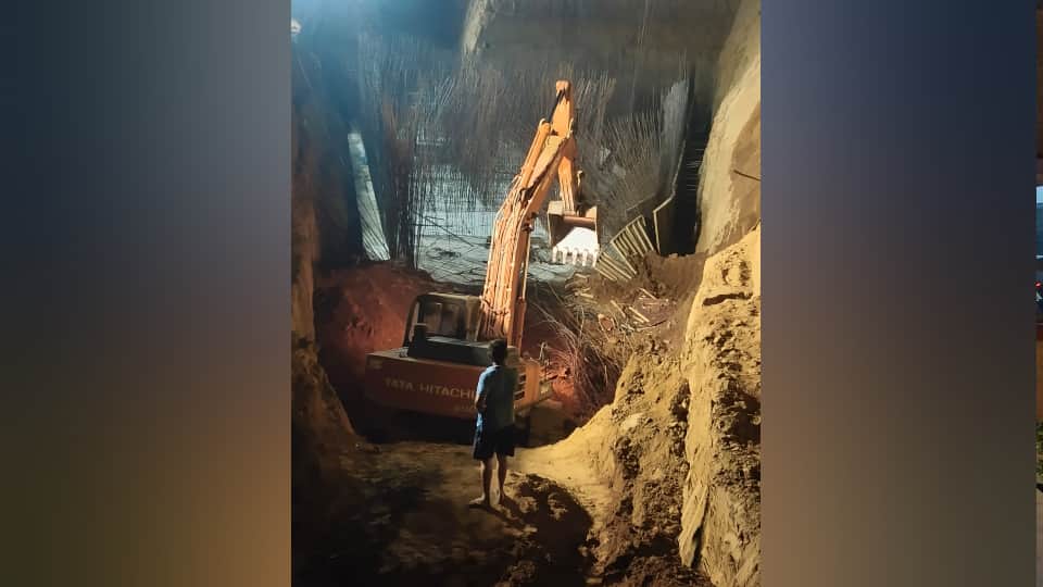 Basement wall collapses in Gurugram Many workers died Hope for help is entangled in border dispute