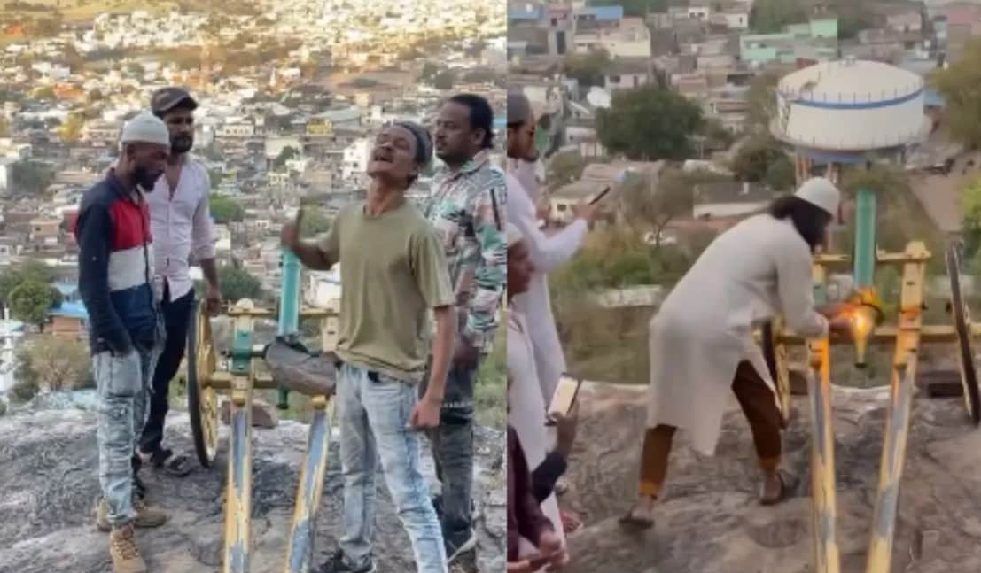 Four people arrested for allegedly firing a cannon after a viral video of them firing it on Instagram.