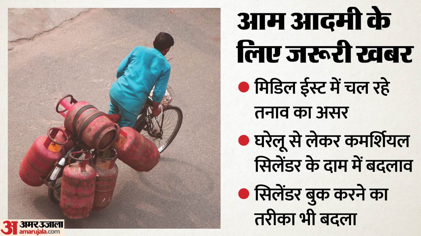 LPG cylinder bookings rules and  new rate chart of cylinder in march