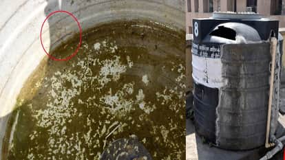 condition of the water tank of the government hospital in Aligarh