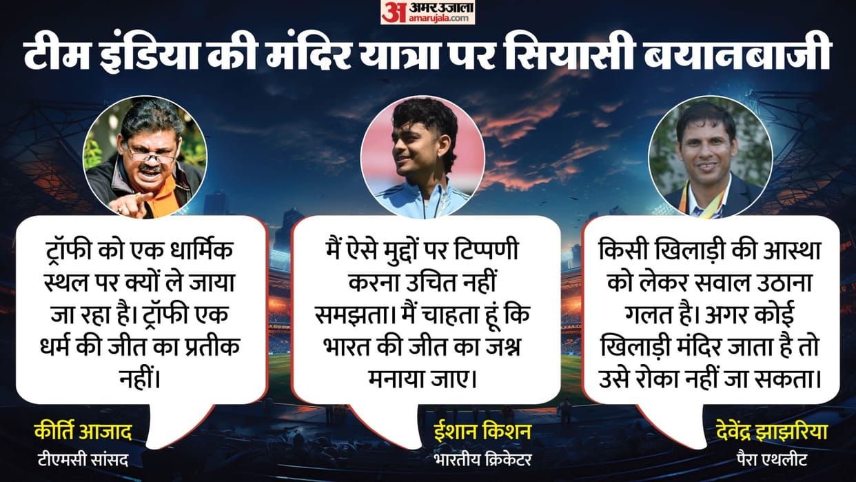 T20 World Cup: Kirti Azad speaks on team visit to the temple Ishan Kishan Devendra Jhajharia reacts