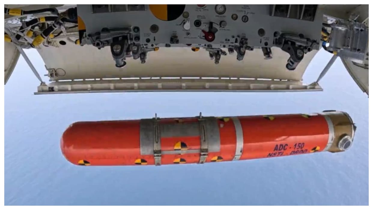 drdo navy conduct successful testing air dropable container in sea