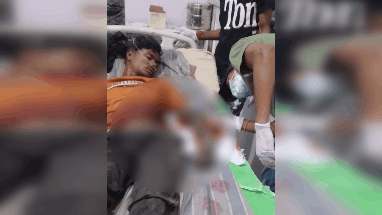 हादसे में दंपती घायल