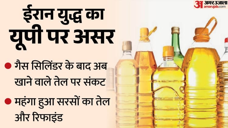 यूपी: सिलिंडर की कमी के बाद अब खाने वाले तेल पर संकट, थोक बाजार में महंगा हुआ रिफांइड-सरसों का तेल