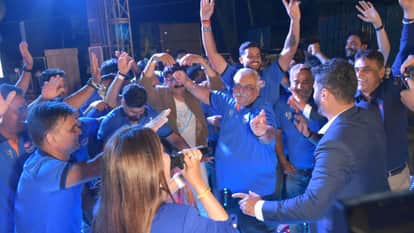 The Jammu and Kashmir cricket team, which won the Ranji Trophy title