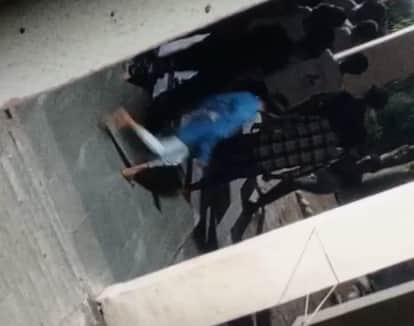 A hostel watchman was beaten with a belt.A case has been filed against a former student