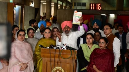 Punjab Vidhansabha Budget Session Congress MLA Sukhpal Khaira