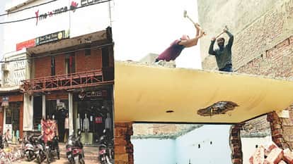 Traders attempt workaround to avoid demolition in Central Market, replacing shutters with doors and windows