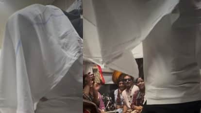 Garib Rath Express Train reel video family dance in coach passenger called railway helpline video goes viral