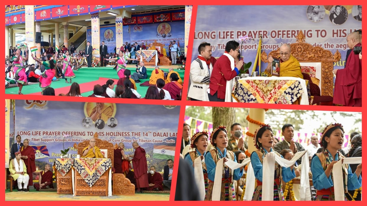 Dharamshala: Long life prayer ceremony held for the 14th Dalai Lama