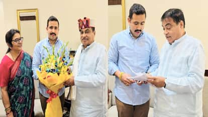 Himachal: Vikramaditya Singh met Nitin Gadkari and raised the issue of Bhubhu Jot Tunnel.