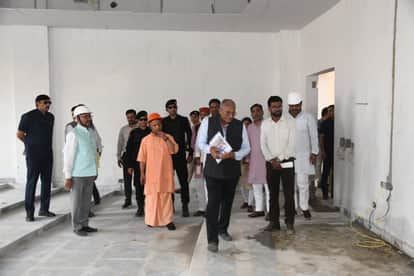 CM Yogi Adutyanath reached Balrampur on a two-day visit