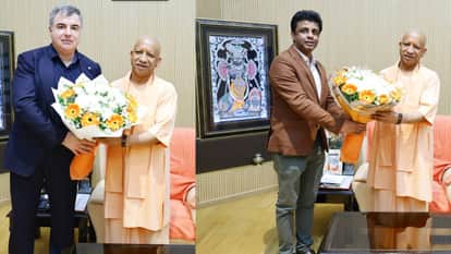 UP: Nobel laureate Konstantin Novoselov met the Chief Minister yogi Adityanath