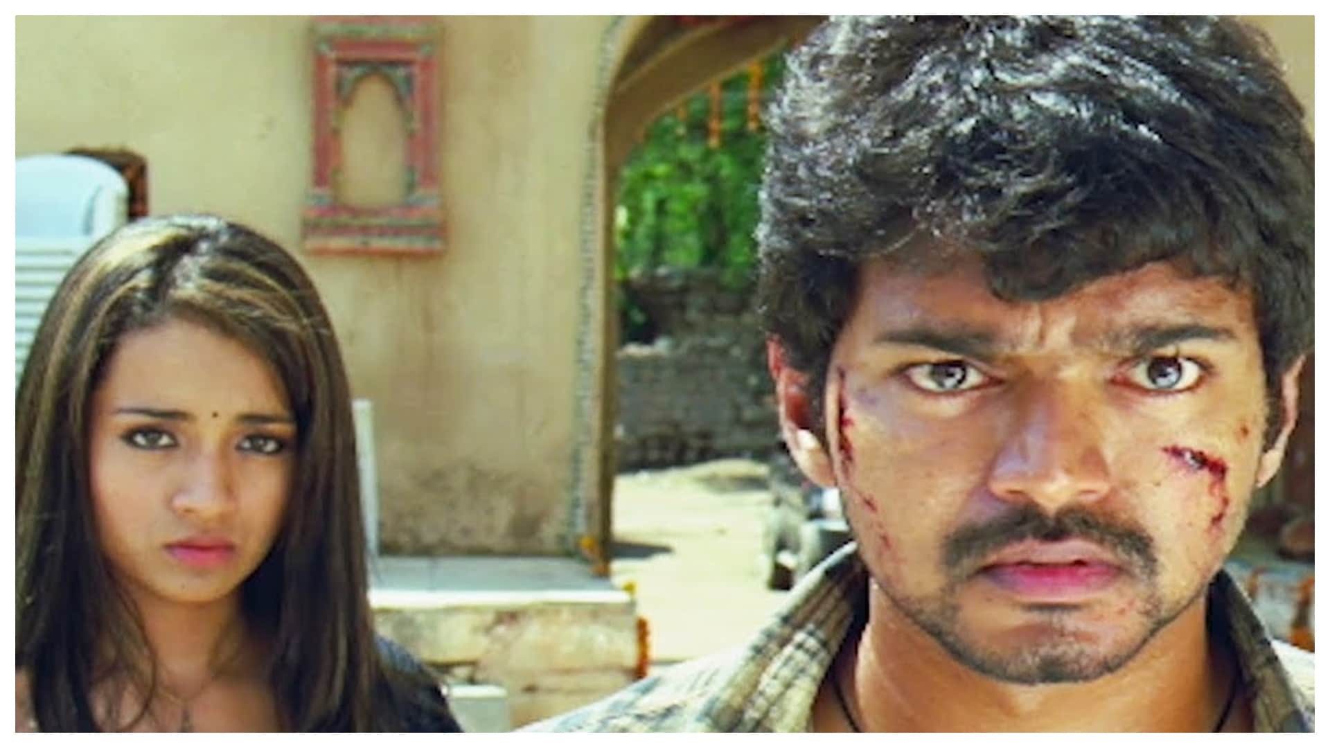 Thalapathy Vijay and Trisha Krishnan Movies Together Leo Aathi Kuruvi Goat Thirupaachi