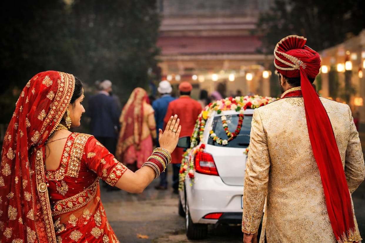 There was a commotion in the police station and then the lovers got married in Baurhwa Baba temple.