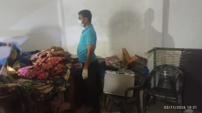 Fatehpur The family lived in hiding under the pressure of debt the sons head was in the mothers lap
