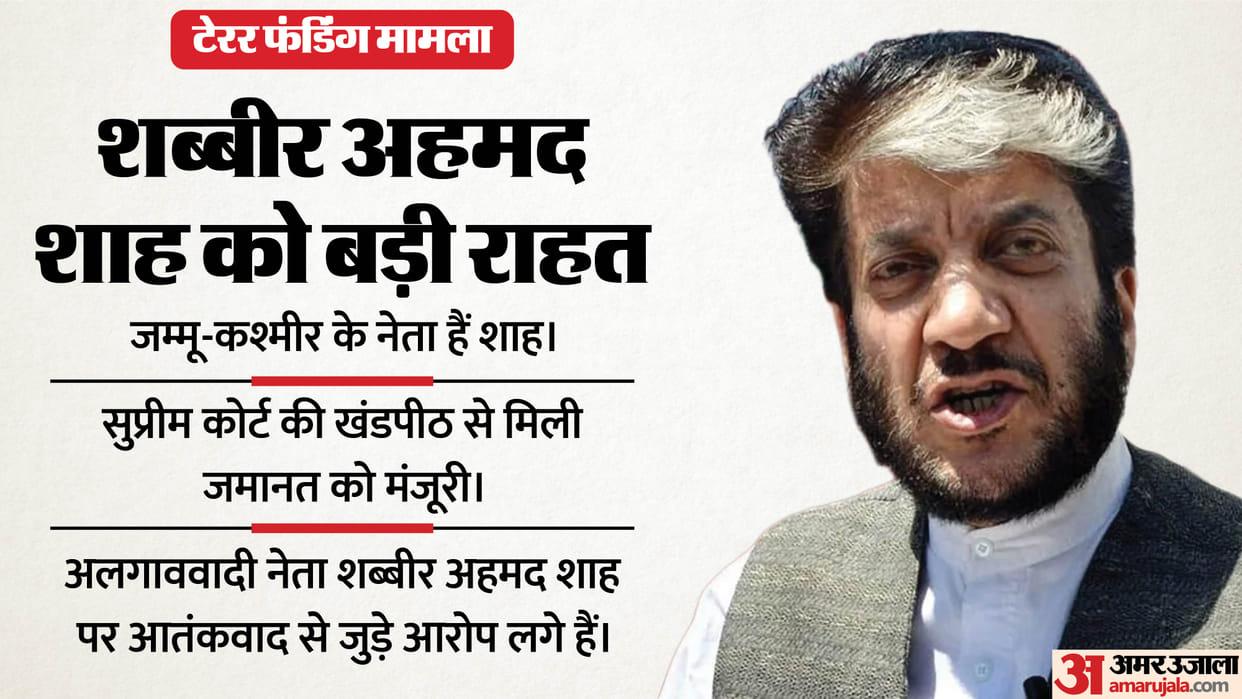 Supreme Court Grants Bail to Kashmiri Separatist Leader Shabir Ahmed Shah in Terror Funding Case