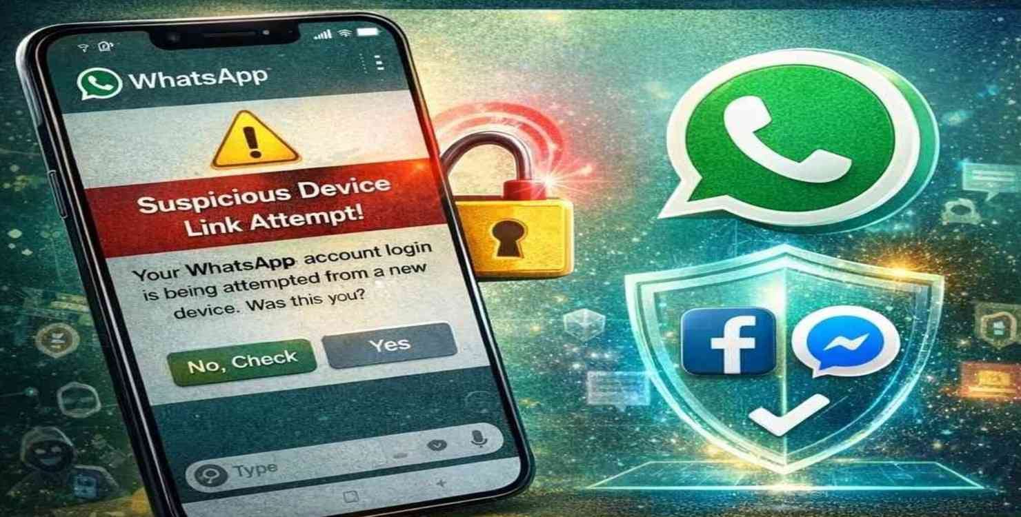 Meta Rolls Out New Anti-Fraud Features: WhatsApp Gets Device Link Alerts Messenger Adds AI Scam Detection