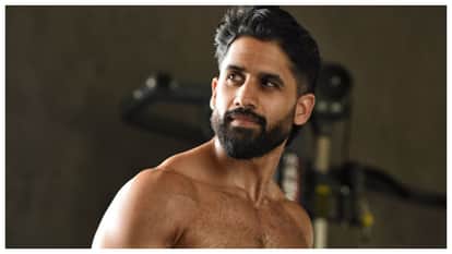 Vrushakarma actor Naga Chaitanya New Six Pack abs Look Breaks the Internet Gym Pic Goes Viral