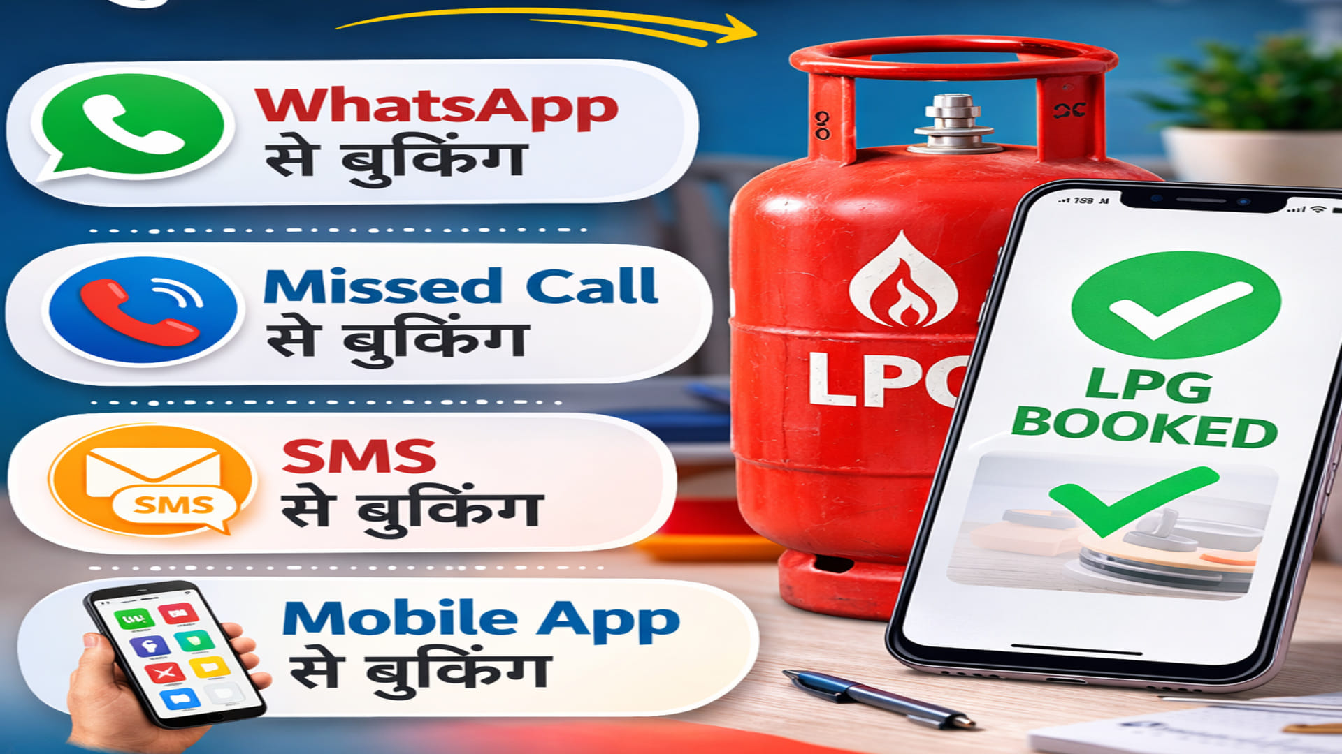 Cylinder Booking: एजेंसी के चक्कर छोड़ें, घर बैठे इन तरीकों से बुक करें सिलिंडर; न मिलने पर ऐसे करें शिकायत Skip Gas Agency Queues, Easy Ways Book LPG Cylinders Online How File Complaints if Not Delivered