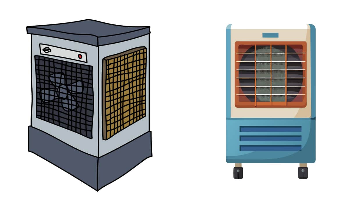plastic or iron which cooler is better for home in india loha ya plastic kaun sa cooler khareede