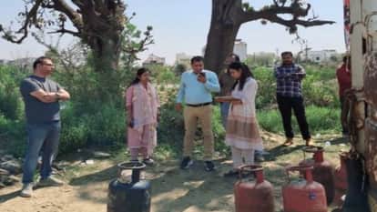LPG Crisis: Administration Cracks Down on Illegal Gas Refilling, Six Cylinders Seized in Savina Raid