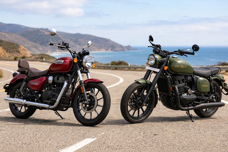 Royal Enfield Meteor 350 Vs Jawa 42 Fj:मिड-साइज क्रूजर सेगमेंट में ...