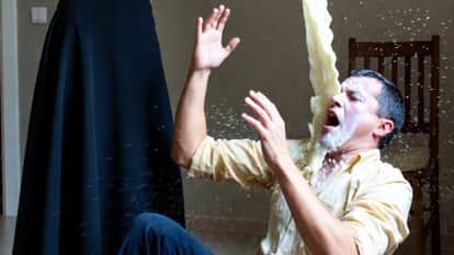 Himachal Mandi After a minor argument a wife threw boiling milk on her husband