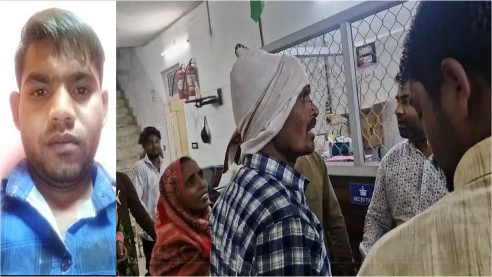 Hospital vandalized after young man death in firozabad