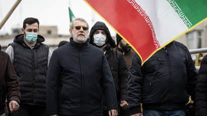 Iran claims 'enemies could stage a fake attack like 9/11', Larijani links Epstein