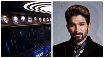 Allu Arjun Trolled by users After Wall Of Greats At Allu Cinemas Leaves Out Ram Gopal Varma Shankar