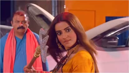 Akshara singh Upcoming Movie Ambe Hai Meri Maa Trailer Released directed By Praveen Kumar guduri