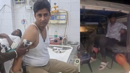 Criminal Shot in Leg During Police Shootout Three Arrested SI Also Injured in jaunpur