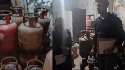 32 Gas Cylinders Seized from a House in Hapur last night