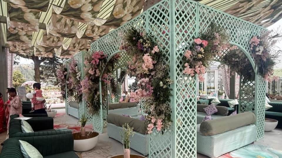 Cricketer Kuldeep Yadav and vanshika Mehndi and Haldi ceremonies held in Mussoorie bride and groom danced