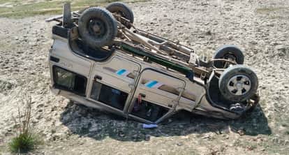 Fatehpur School Bolero Overturns into Ravine While Playing Songs Several Children Injured One Student Critical