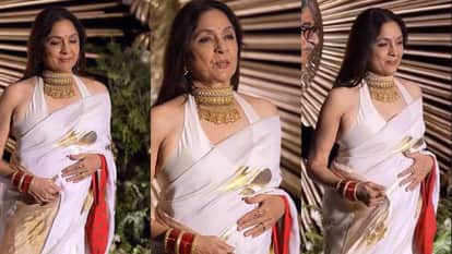 Neena Gupta breaks silence on pregnancy says she was wearing thick cloth in rashmika marriage